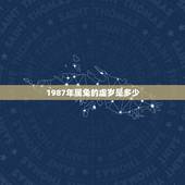 1987年属兔的虚岁是多少，87年虚岁多大2022