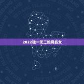 2022独一无二的网名女，2023独一无二的网名