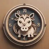 十二生肖时钟手工制作图片大全