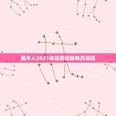 属牛人2021年运势运程每月运程，十二生肖2021年运势及运程每月运程