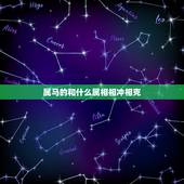 属马的和什么属相相冲相克，属马的不能和什么属相打麻将
