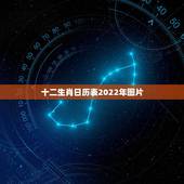 十二生肖日历表2022年图片，十二生肖年龄表一览表