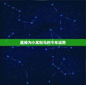 属相为小龙和马的今年运势，属龙的今年运势怎样？