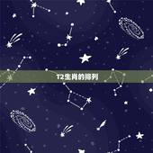 12生肖的排列，12生肖的排列