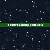 王者荣耀女英雄去掉所有服装无水印，王者女英雄去掉所有服装的样子