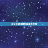 老鼠是如何成为属相之首的，老鼠是四害之首，可是为什么老鼠却是十二生肖之