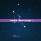 86年属虎2022年运势详解，1986年属虎男在2022年的运势