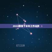2022摩羯下半年工作运势，今年，魔羯座各方面运势如何。