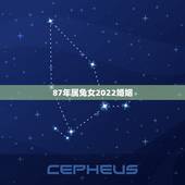 87年属兔女2022婚姻，男属猪和女属兔