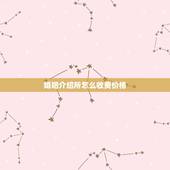 婚姻介绍所怎么收费价格，婚姻介绍所怎么收费