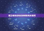 建立者效应和近亲婚配有关系吗，关于亲近结婚