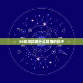 94年男鸡要什么属相的孩子，九四年属鸡和什么属相最配对