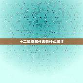 十二星座都代表着什么属相，十二星座的专属十二生肖属相是什么？