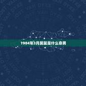 1984年3月属鼠是什么命男，阴缘属鼠男84年是什么3月是什么命