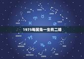 1975每属兔一生有二婚，属兔75一生有几次婚姻