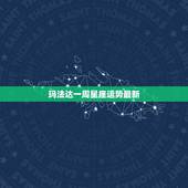 玛法达一周星座运势最新，玛法达一周星座运势2016(1.21-1.27
