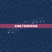 天蝎座下周运势早知道，天蝎座这周运势如何