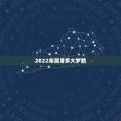 2022年属猪多大岁数，属猪今年多大