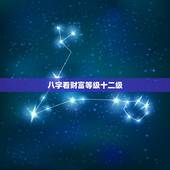 八字看财富等级十二级，八字看财富九个层次