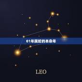 01年属蛇的本命年，88年属龙的幸运数字