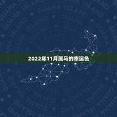 2022年11月属马的幸运色，2022 年属马的幸运色是什么颜色