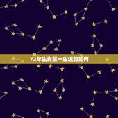 72年生肖鼠一生运势如何，72年8月属鼠的在2015年运气如何