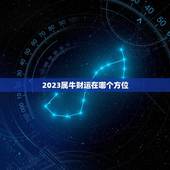 2023属牛财运在哪个方位(介绍属牛人财运最旺的方位)