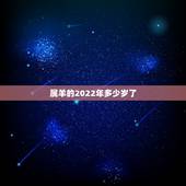 属羊的2022年多少岁了，1979年羊人41岁后命运