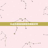 96出生属鼠和属蛇的婚配好吗，男1989年的属蛇和女1996年属鼠的相