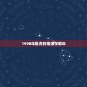1998年属虎的姻缘在哪年，1998年女属虎和1995年男属猪的姻缘