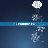 什么生肖最旺鼠的财运，生肖配对属相婚配表十二属相配对吉凶表