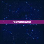 今天生肖属什么查询 每日属相生肖查询表