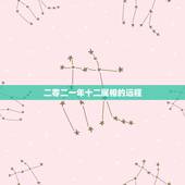 二零二一年十二属相的远程，二零一零年出生的是属什么的