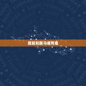 属鼠和属马谁克谁，生肖马女最怕出生几月