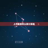 上升星座怎么算计算器，太阳月亮上升星座怎么算？