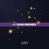 十二生肖排行榜顺序图片，属相顺序排列图片