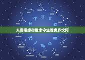 夫妻姻缘宿世来今生难免多坎坷，宿世姻缘是什么意思？ （请解释的详细点、