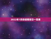 2022年1月份结婚吉日一览表，2023年结婚的吉日月份？