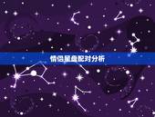 情侣星盘配对分析，星盘配对分析