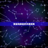 属鼠和属鼠的夫妻结局，男鼠女鼠1996能婚配吗