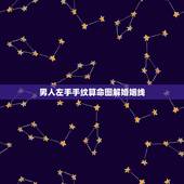 男人左手手纹算命图解婚姻线，看手相算命图解