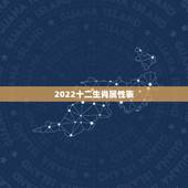 2022十二生肖属性表，2023年是什么命