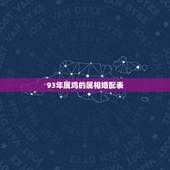 93年属鸡的属相婚配表，属鸡的和什么属相最配最合适呢？