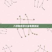 八字取名字大全免费测试，免费姓名生辰八字测算
