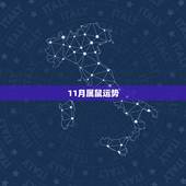 11月属鼠运势，农历十一月出生属鼠的女孩一世运势怎么样