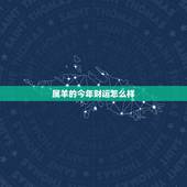 属羊的今年财运怎么样，属羊女人今年每月运气