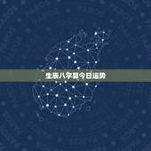 生辰八字算今日运势，查看生辰八字和运势