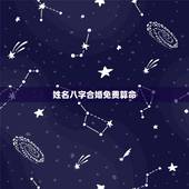 姓名八字合婚免费算命，名字算命，姓名配对指数测试，免费算八字合婚准不准