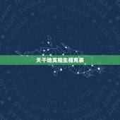 天干地支相生相克表，十二地支相生相克关系，请高人指点