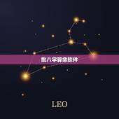 批八字算命软件，有什么好的算命软件吗？